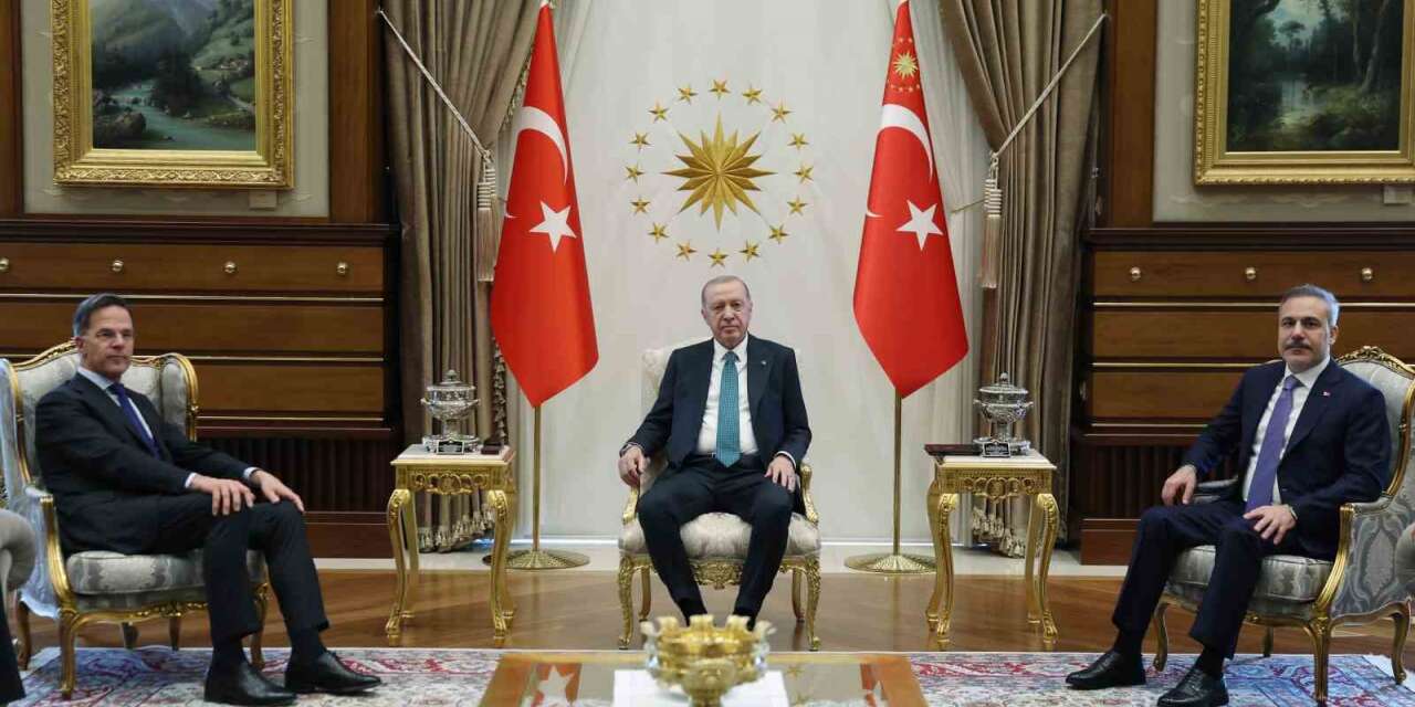 Cumhurbaşkanı Erdoğan, NATO Genel Sekreteri Rutte’yi kabul etti