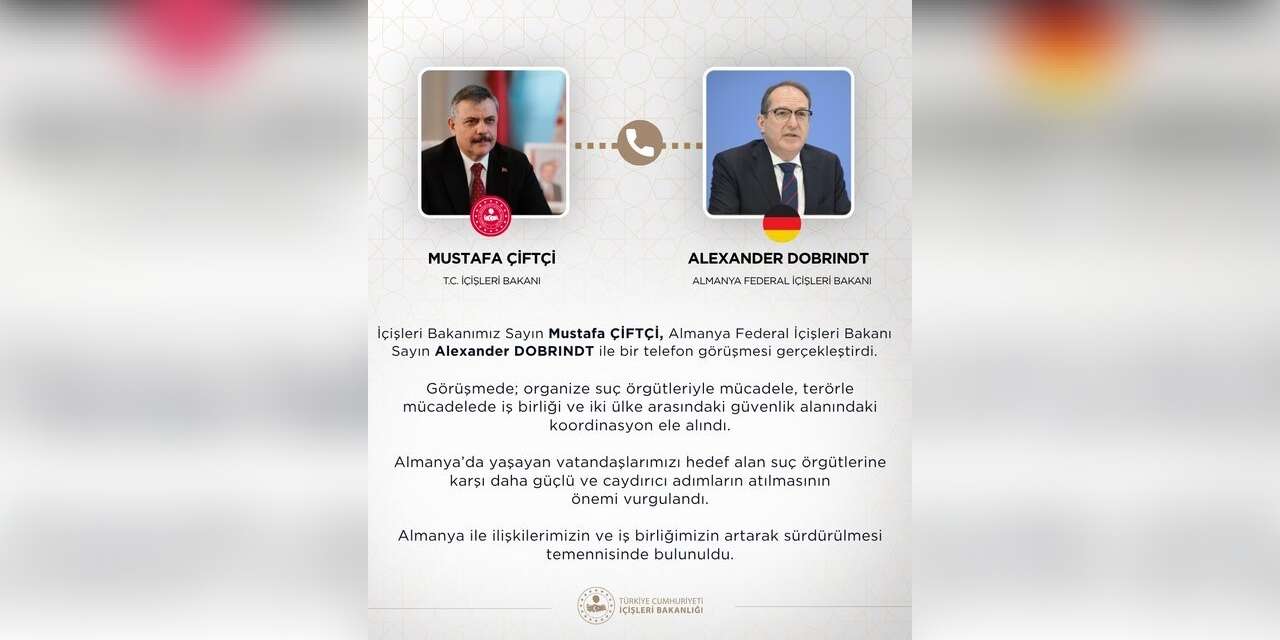 Bakan Çiftçi Alman mevkidaşı ile telefonda görüştü