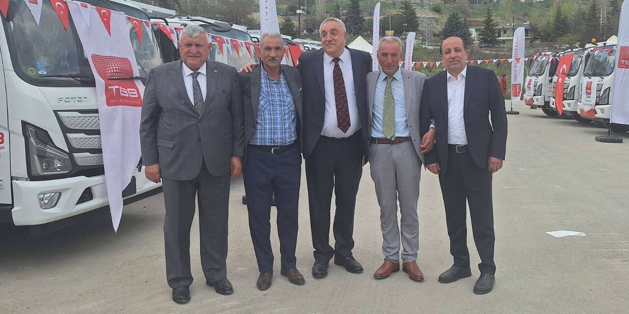 Çelebi Belediyesi’ne damperli kamyon desteği