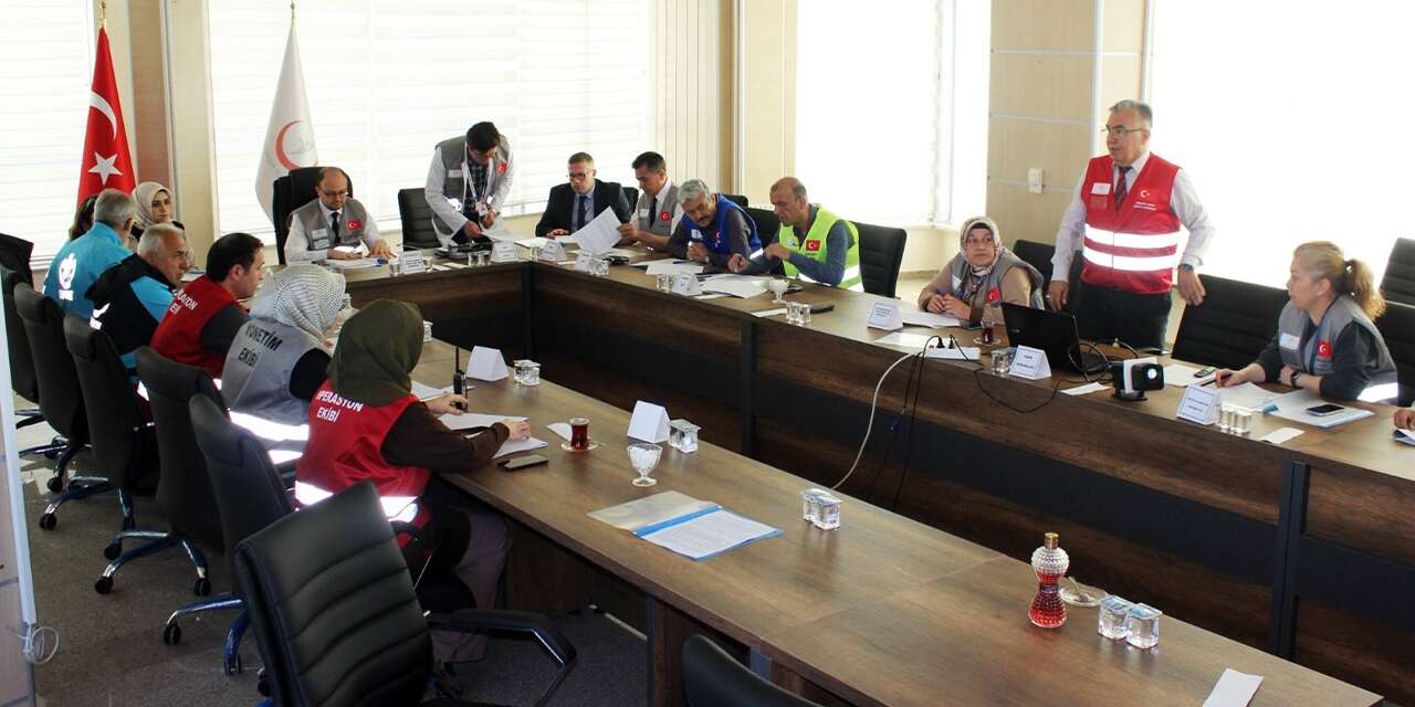 Yüksek İhtisas Hastanesi’nde KBRN tatbikatı