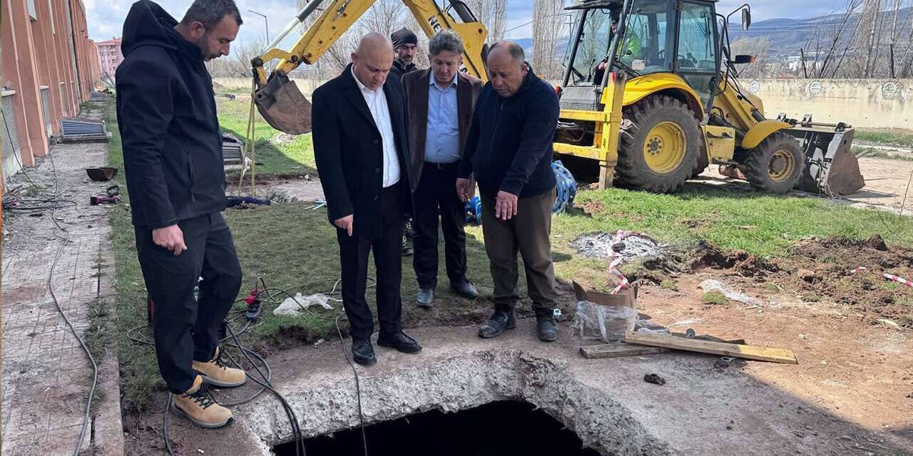 Yeşil Vadi Su Birliği’nde bakım çalışması yapılıyor