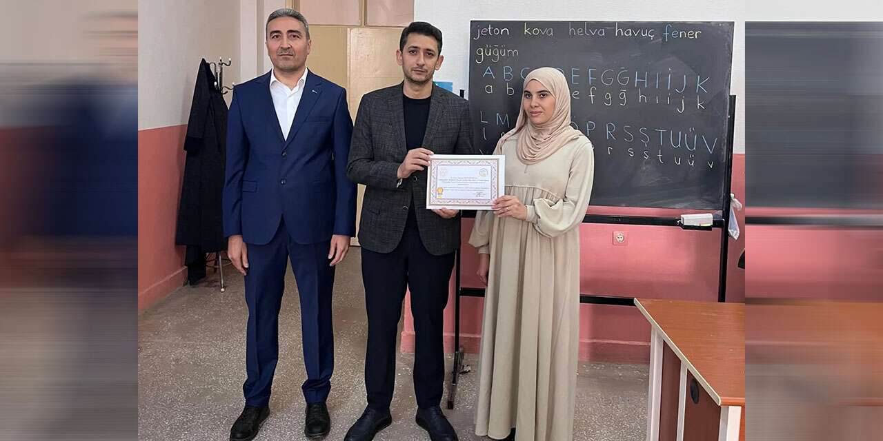 Keskin’de kadın kursiyerler belge sahibi oldu