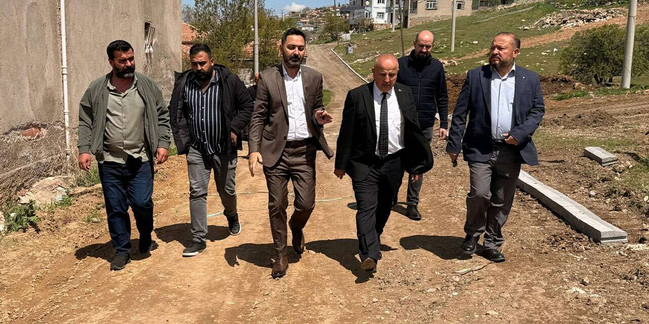 Başkan Cönger, Yeni Mahalle’deki Yol Çalışmalarını İnceledi