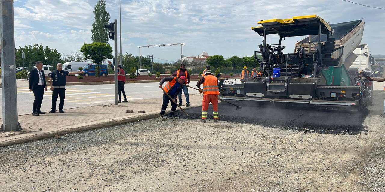 Delice’de sıcak asfalt çalışmaları başladı
