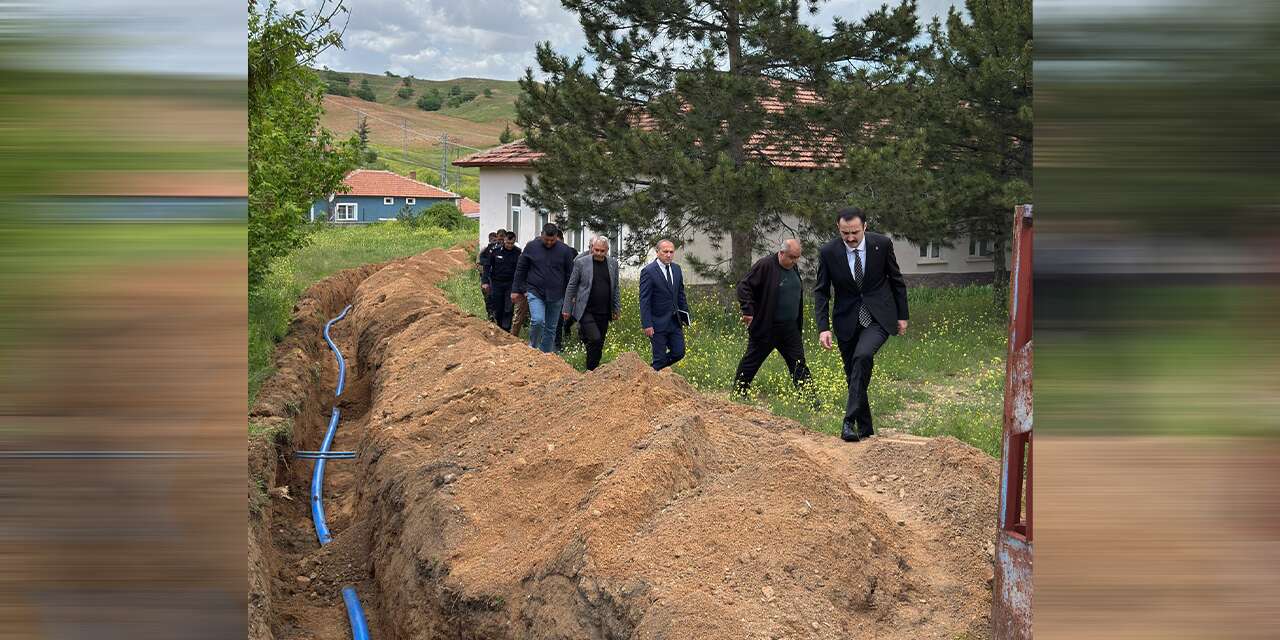 Işıklar Köyü’ne içme suyu projesi yerinde incelendi