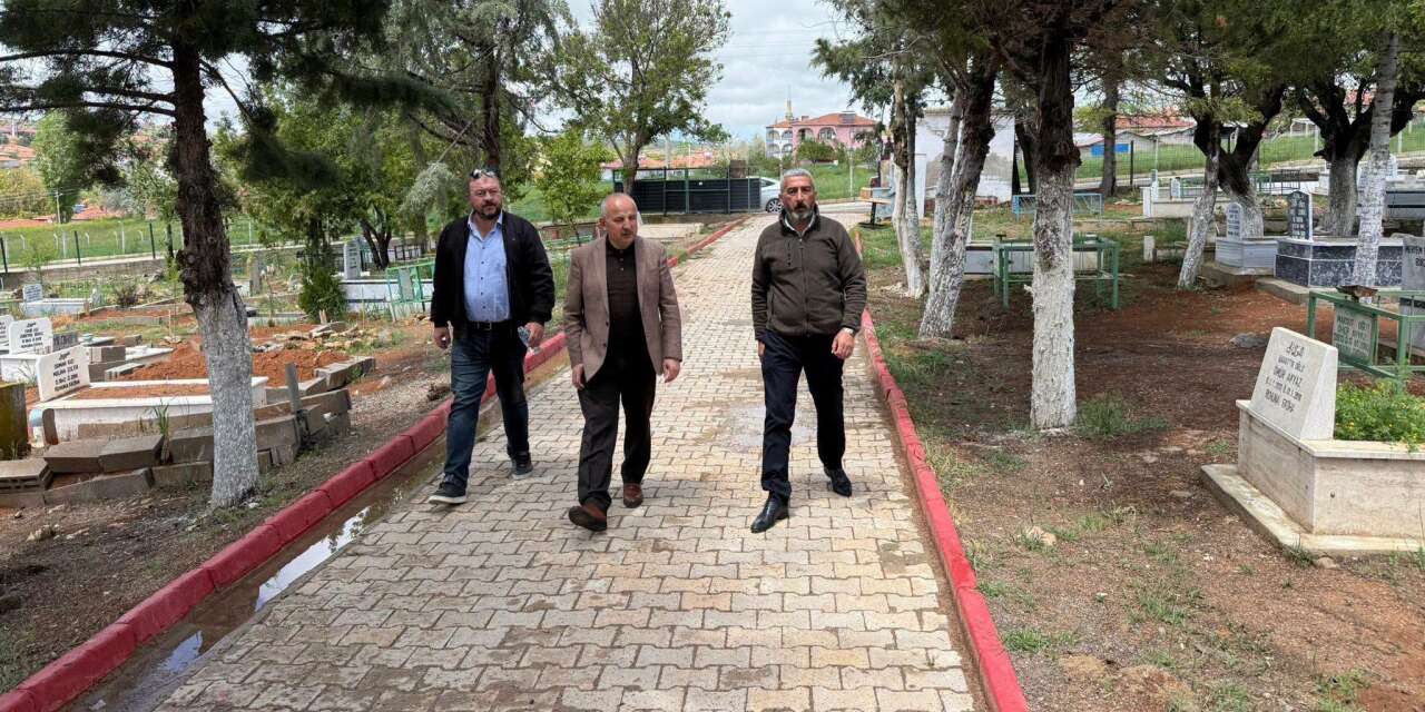 Keskin’de mezarlıklar bayrama hazırlanıyor