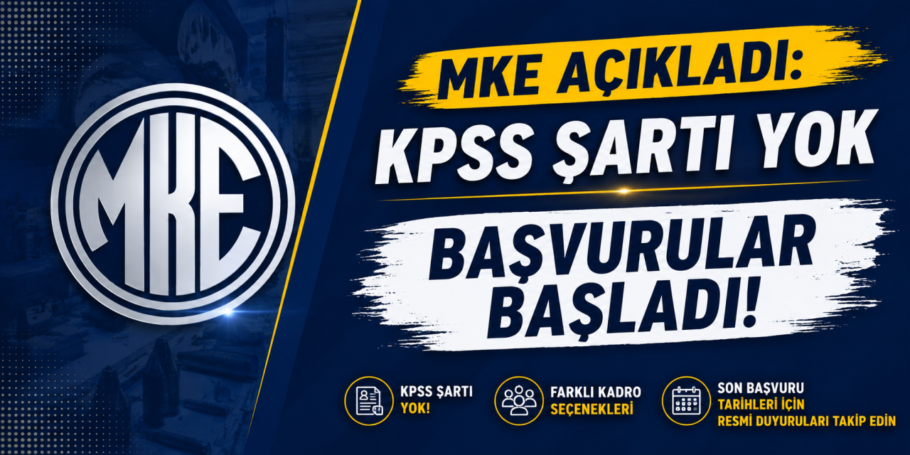 Kırıkkaleliler müjde: MKE duyurdu, KPSS şartı yok