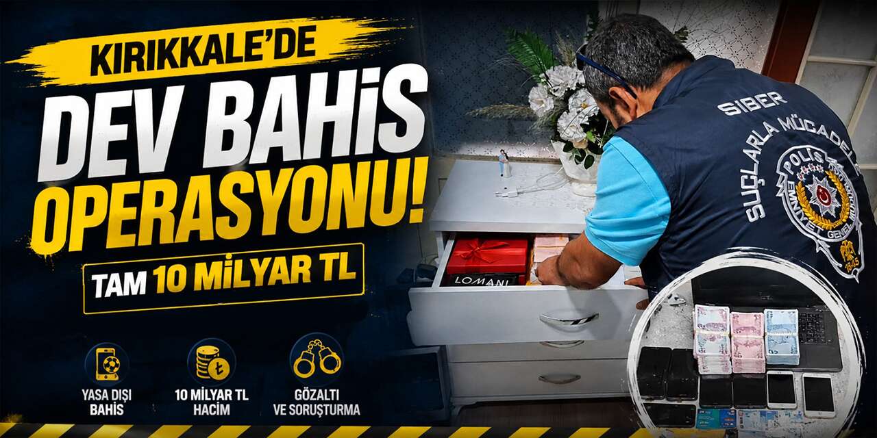 Kırıkkale’de büyük operasyon! 91 şüpheli gözaltına alındı