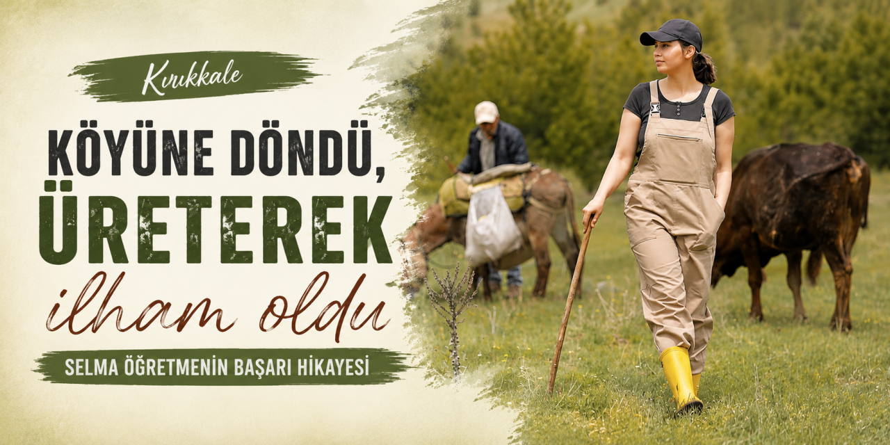 Kırıkkale'de işte kadının gücü: Selma öğretmenin başarı hikayesi