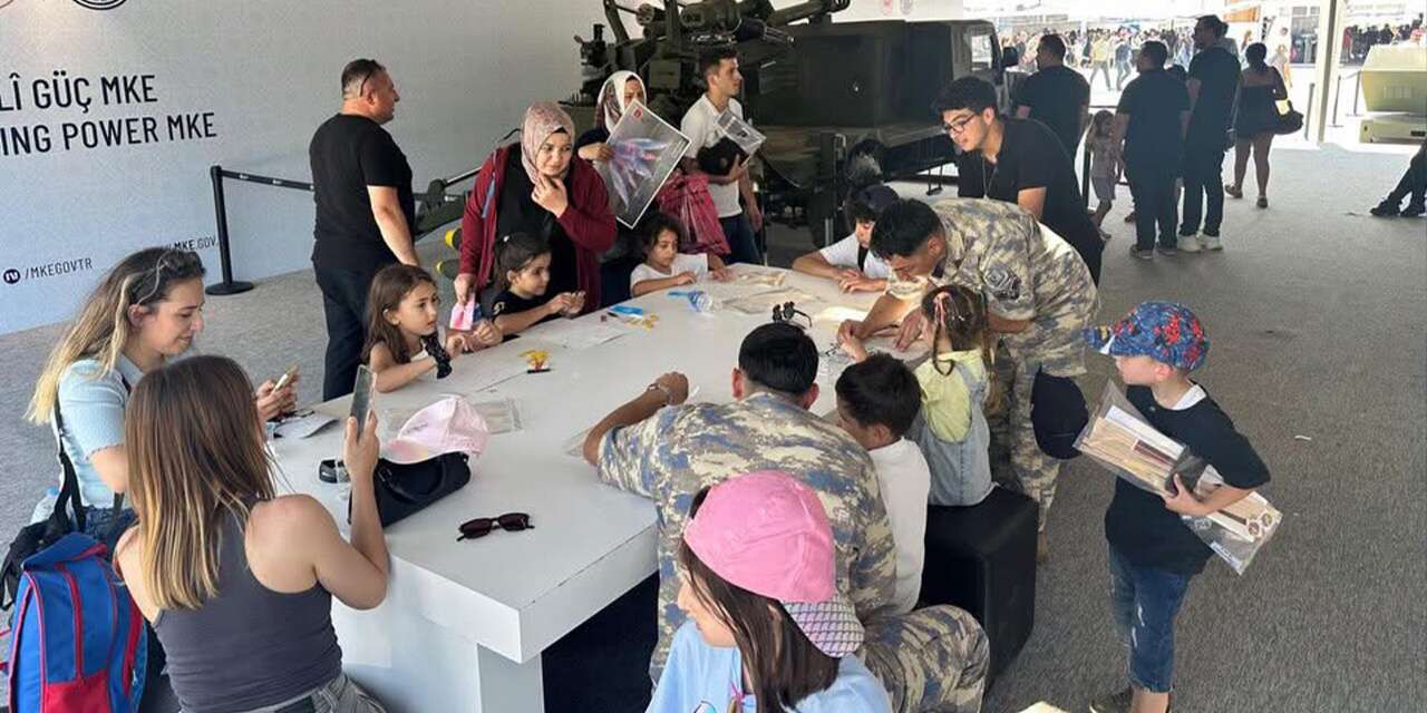 Çocuklar ve gençler MKE’ye hayran kaldı