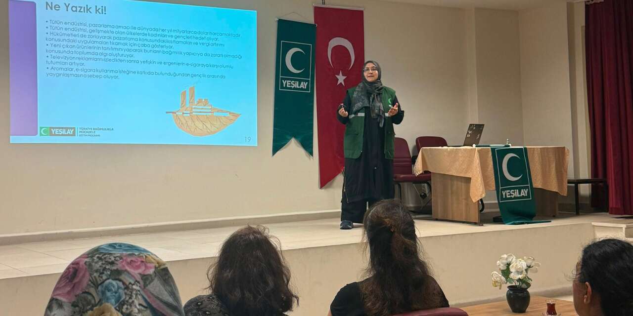 Yeşilay’dan Keskin’de bağımlılıkla mücadele eğitimi
