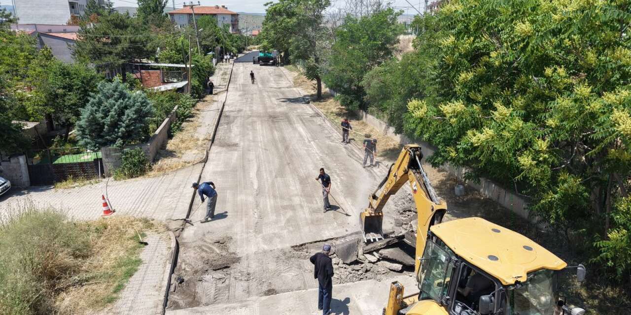 Hasan Polatkan Caddesi Yenileniyor