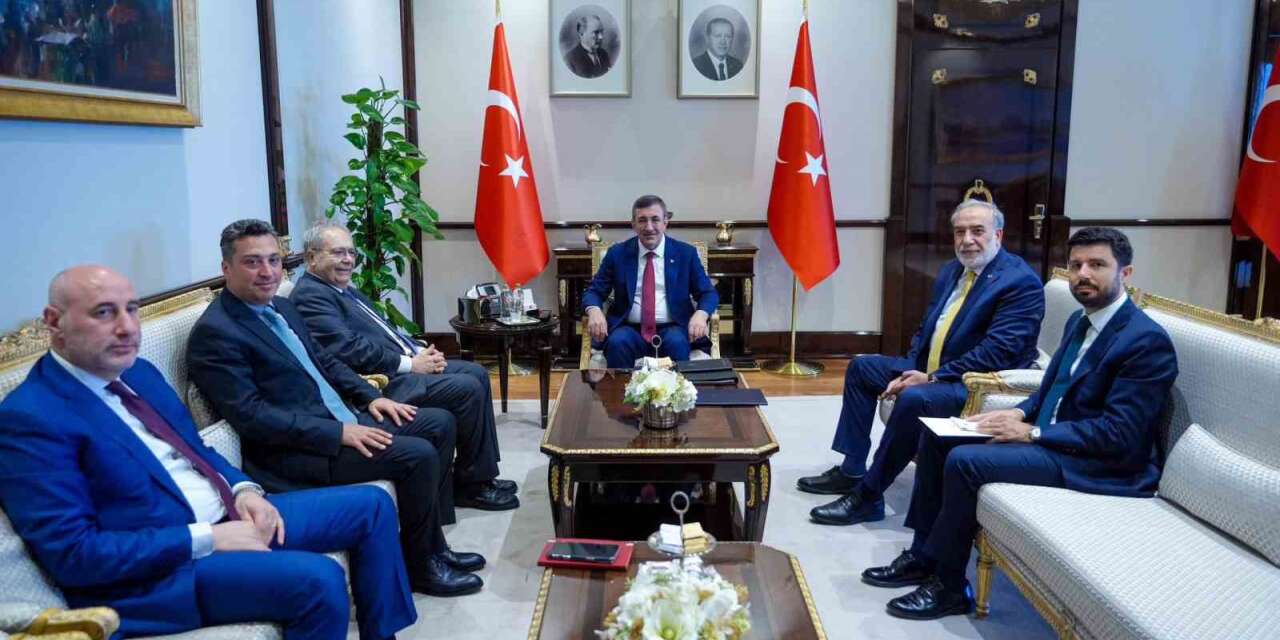 Cumhurbaşkanı Yardımcısı Yılmaz, Lübnan Başbakan Yardımcısı Mitri ile görüştü