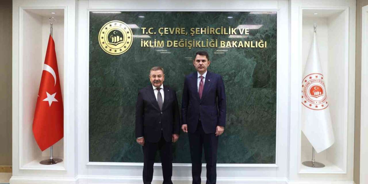 Bakan Kurum, Haymana ve Gölbaşı Belediye başkanlarını kabul etti