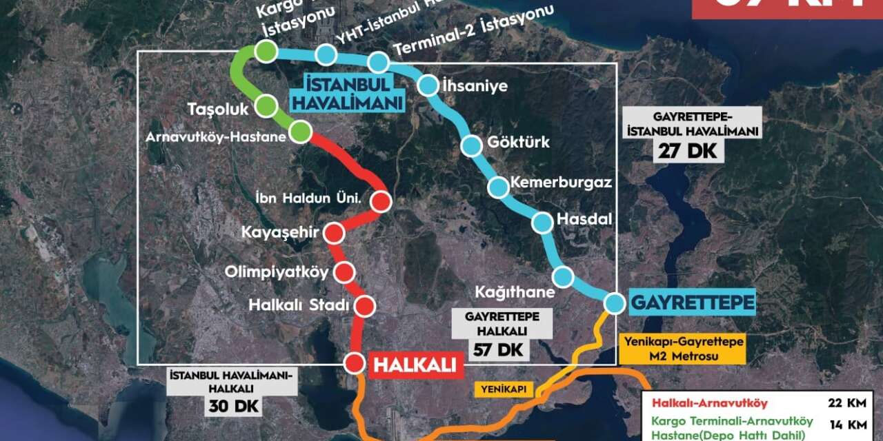 Türkiye’nin en uzun metro ringinin son halkası tamamlandı