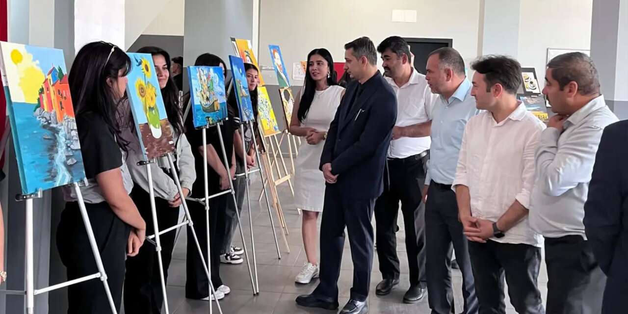 Keskin’de öğrencilerin eserleri hayran bıraktı