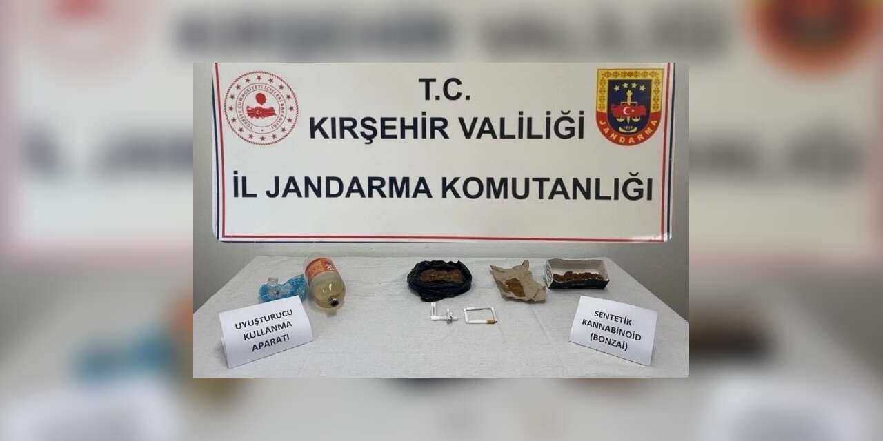 Kırşehir’de uyuşturucu operasyonu: 2 kişi yakalandı