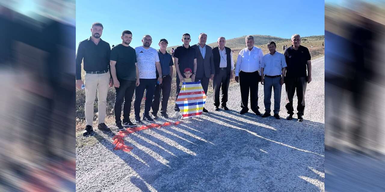 Keskin’de uçurtmalar gökyüzünü renklendirdi