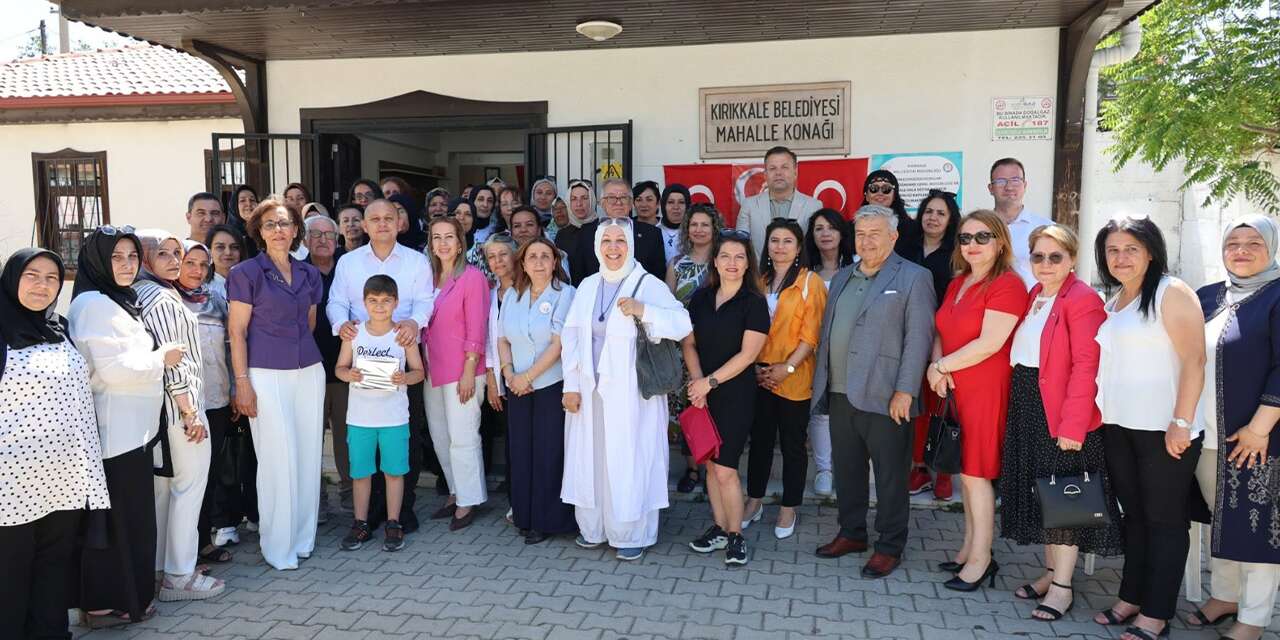 Kaletepe Mahallesi’nde kursiyerlerin emekleri dikkat çekti