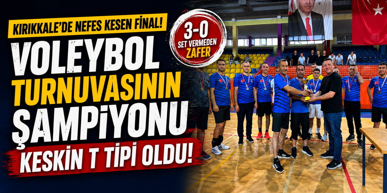 Kırıkkale’de Nefes Kesen Final! Ceza İnfaz Kurumları Turnuvasında şampiyon belli oldu