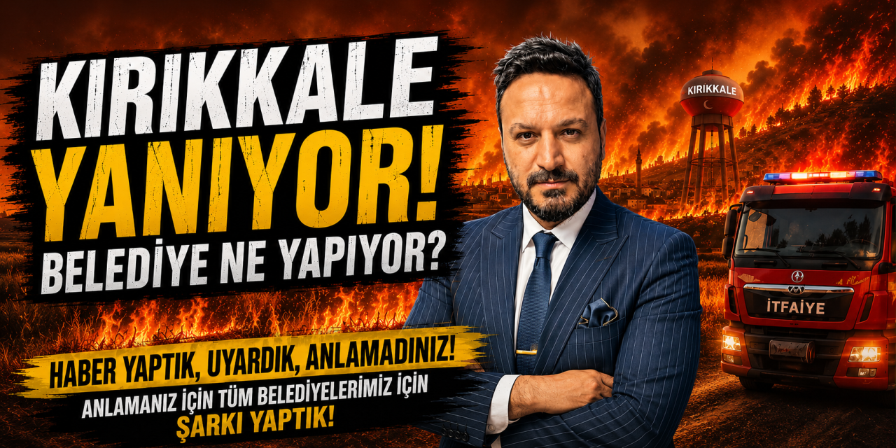 İlysan Şen yazdı: "Kırıkkale yanıyor, belediye ne yapıyor?"
