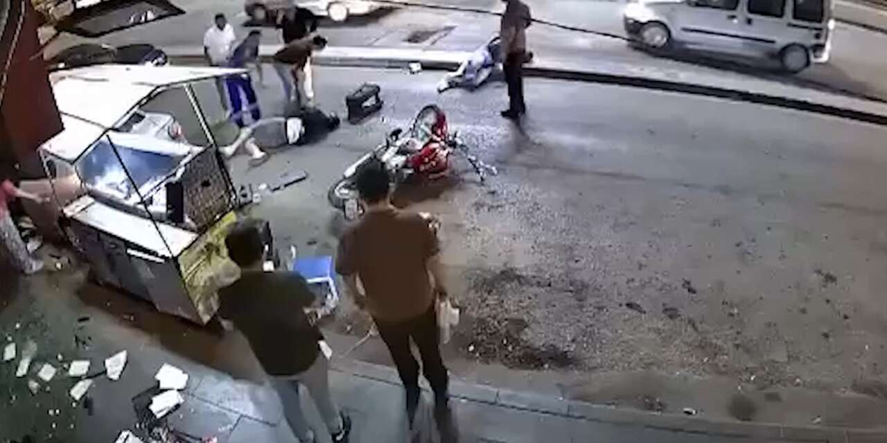 Kırıkkale’de ters yönden kokoreç tezgahına daldı!