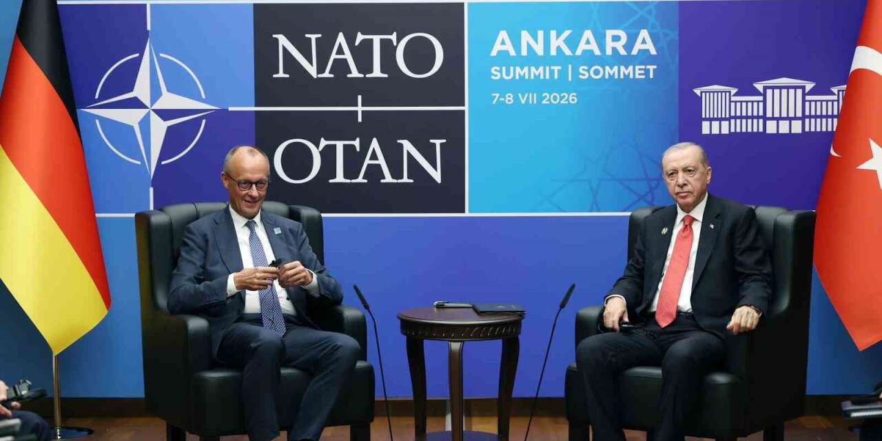 Cumhurbaşkanı Erdoğan, Almanya Başbakanı Merz ile bir araya geldi