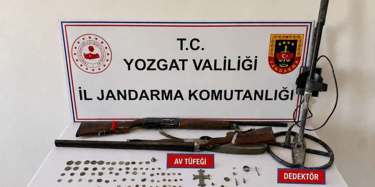 Yozgat’ta tarihi eser nitelikli objeler ele geçirildi