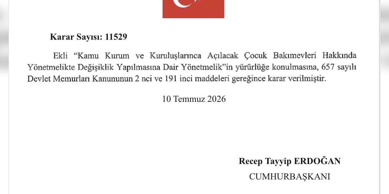 Kamu kurum ve kuruluşlarında çocuk bakımevleri yaygınlaştırılacak