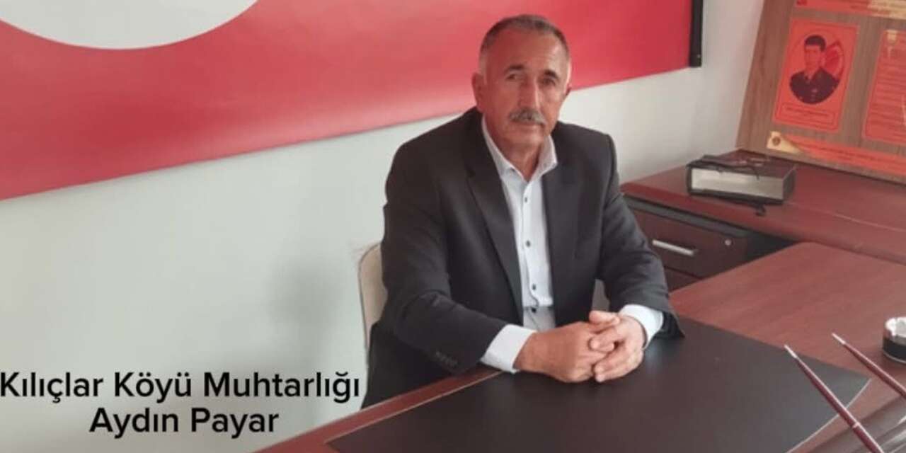 Kılıçlar Köyü’nde Muhtar Aydın Payar görevine geri döndü