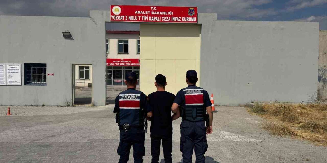 Yozgat’ta 6 yıl hapis cezası bulunan firari hükümlü yakalandı