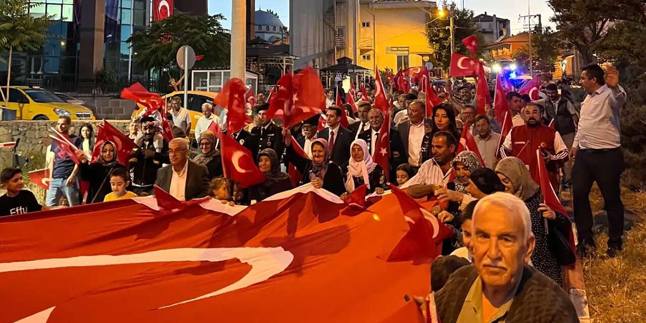 Keskin halkı 15 Temmuz için tek yürek oldu!