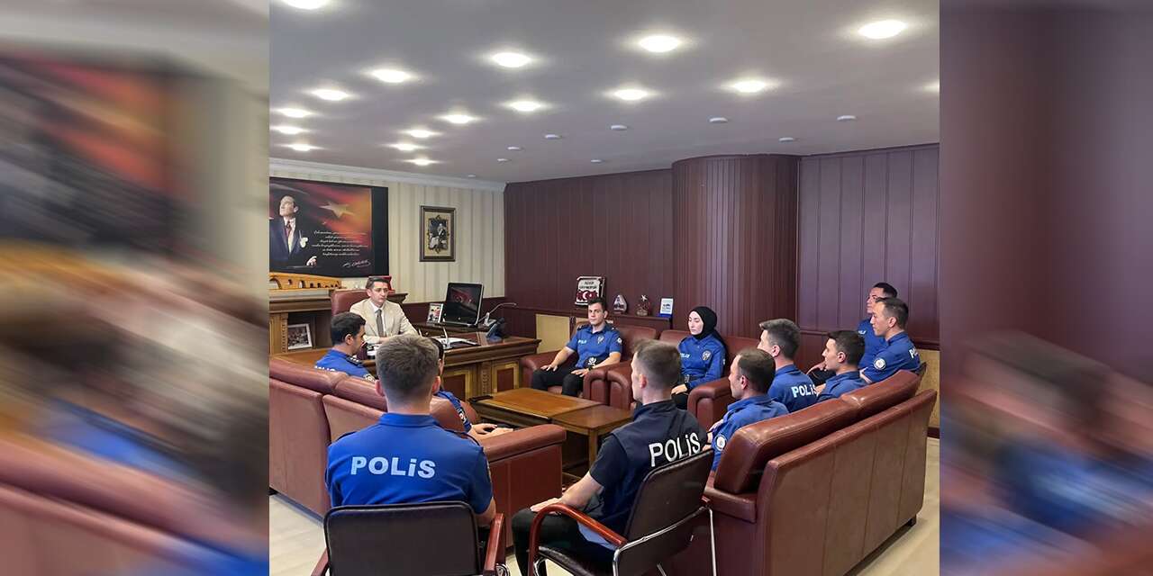 Keskin'de dikkat çeken buluşma! Emniyet mensuplarına önemli mesaj