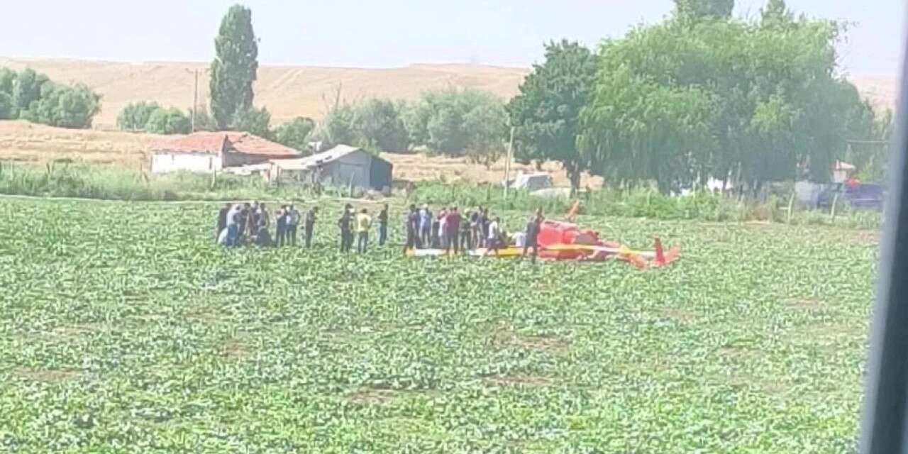 Ankara'da eğitim helikopteri düştü