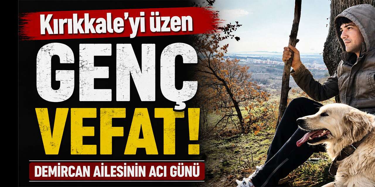Kırıkkale’yi üzen genç vefat! Demircan ailesinin acı günü