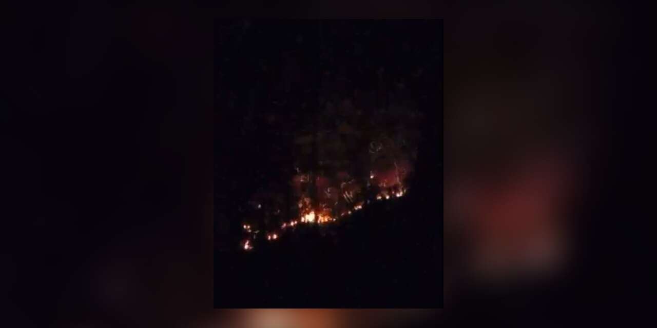 Kastamonu’da ormanlık alana düşen yabancı cismin patlaması sonucu yangın çıktı