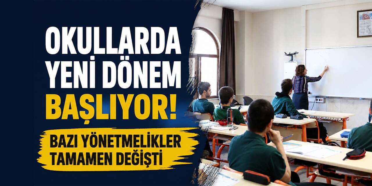 MEB açıkladı: Okullarda yönetmelikler değişti