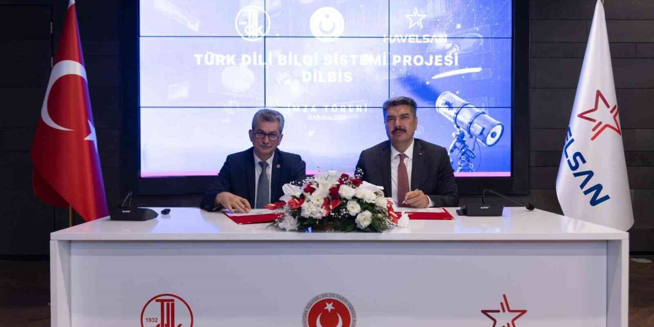 HAVELSAN ile TDK arasında Dijital Dönüşüm ve Yapay Zeka İş Birliği Protokolü imzalandı