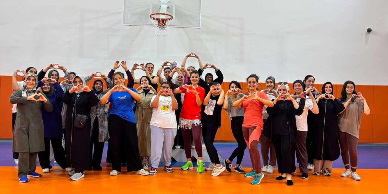 Kırıkkale’de 500 kadın sporla buluştu