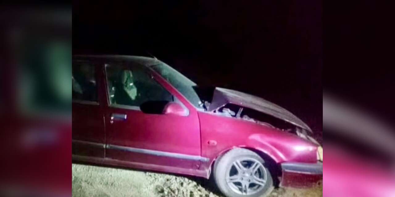 İki otomobil çarpıştı: Sürücüler burnu bile kanamadan kurtuldu