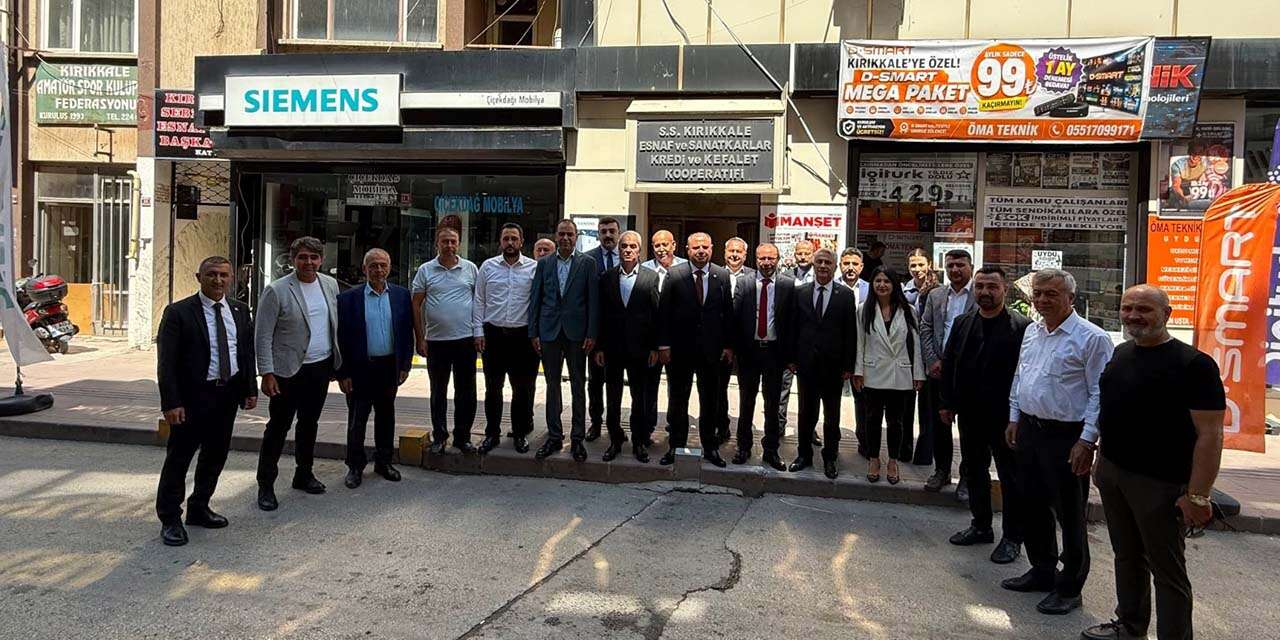 MHP Kırıkkale Milletvekili Halil Öztürk’ten Esnaf Odalarına Ziyaret