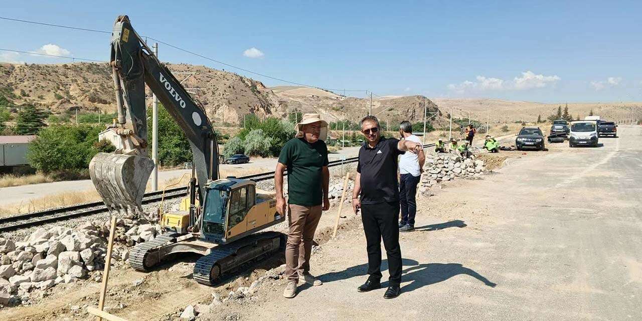 Yahşihan’da Demiryolu Hattı İçin Güvenlik Çalışması Başlatıldı