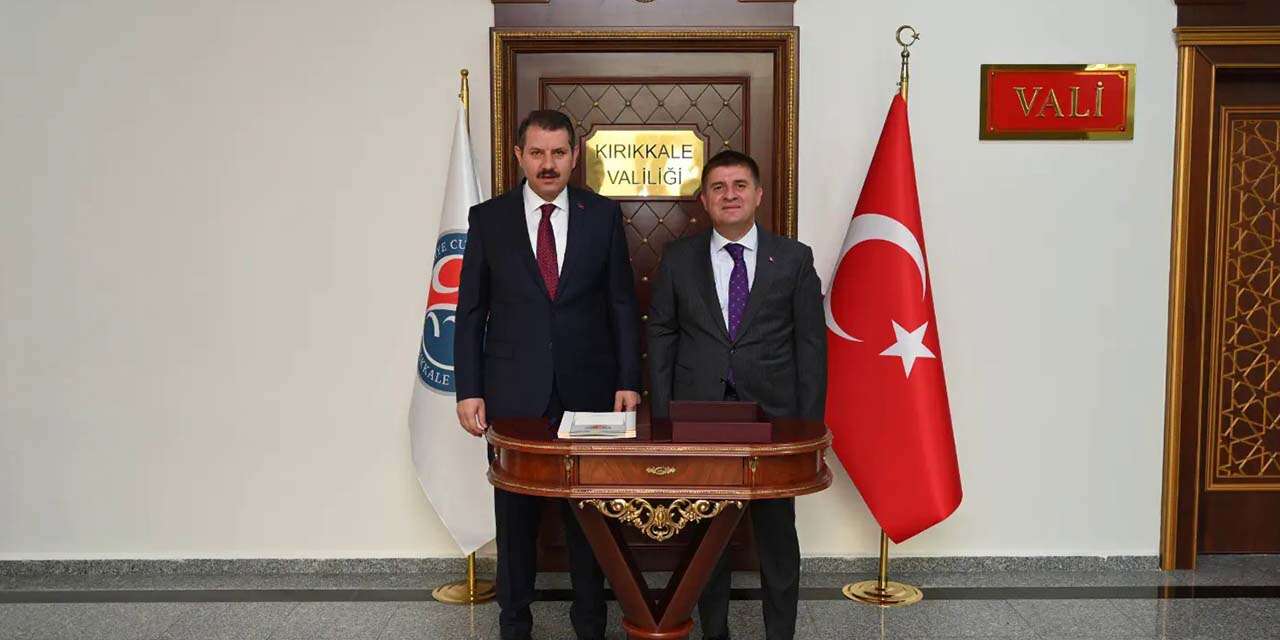 Millî Savunma Bakan yardımcısı Salih Ayhan’dan Kırıkkale Valisi Sarıibrahim’e ziyaret