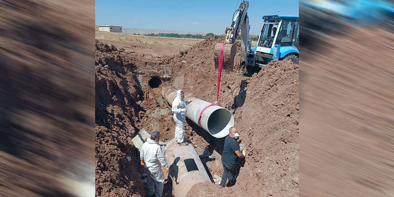 Sulakyurt Barajı’nda arıza gideriliyor