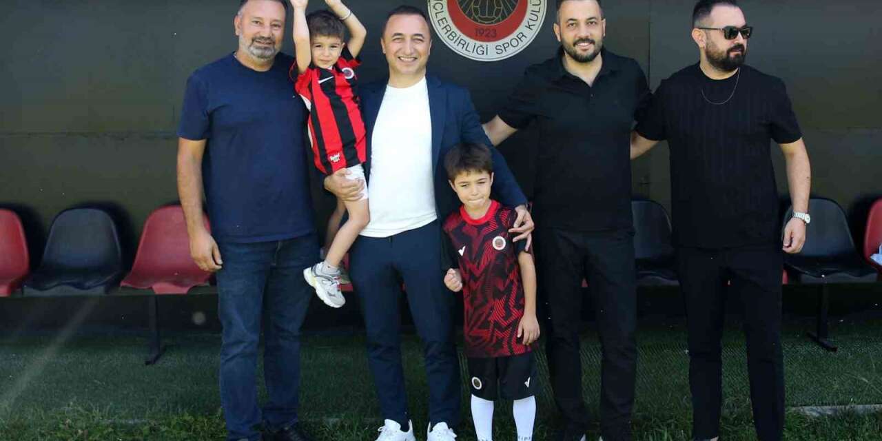 Baba Selami Alımcı ve minik Göktuğ’dan Gençlerbirliği’ne ziyaret