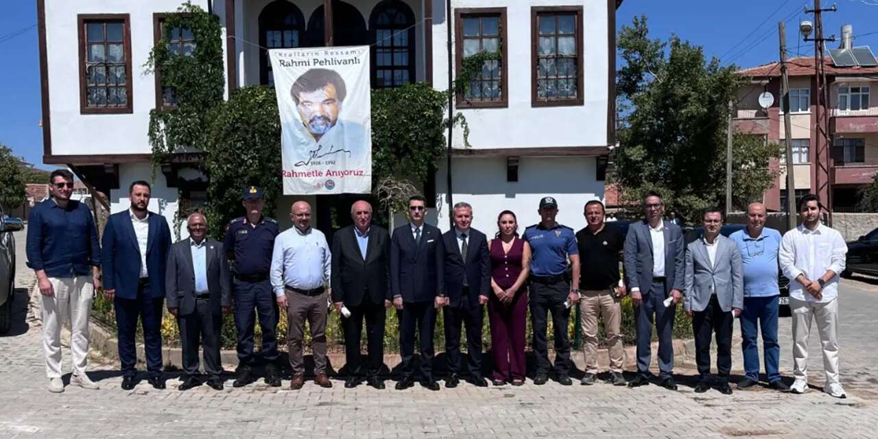 Keskin’de Ressam Rahmi Pehlivanlı vefat yıl dönümünde anıldı