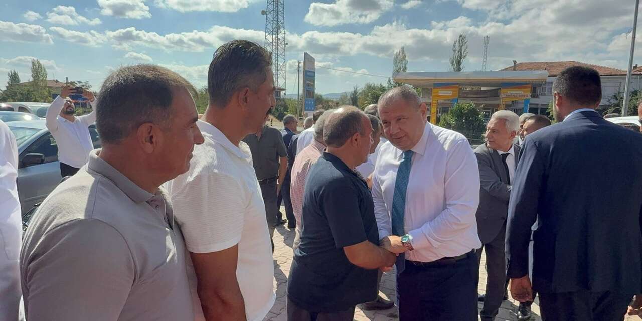 MHP Kırıkkale Milletvekili Halil Öztürk Balışeyh’te muhtarlarla buluştu