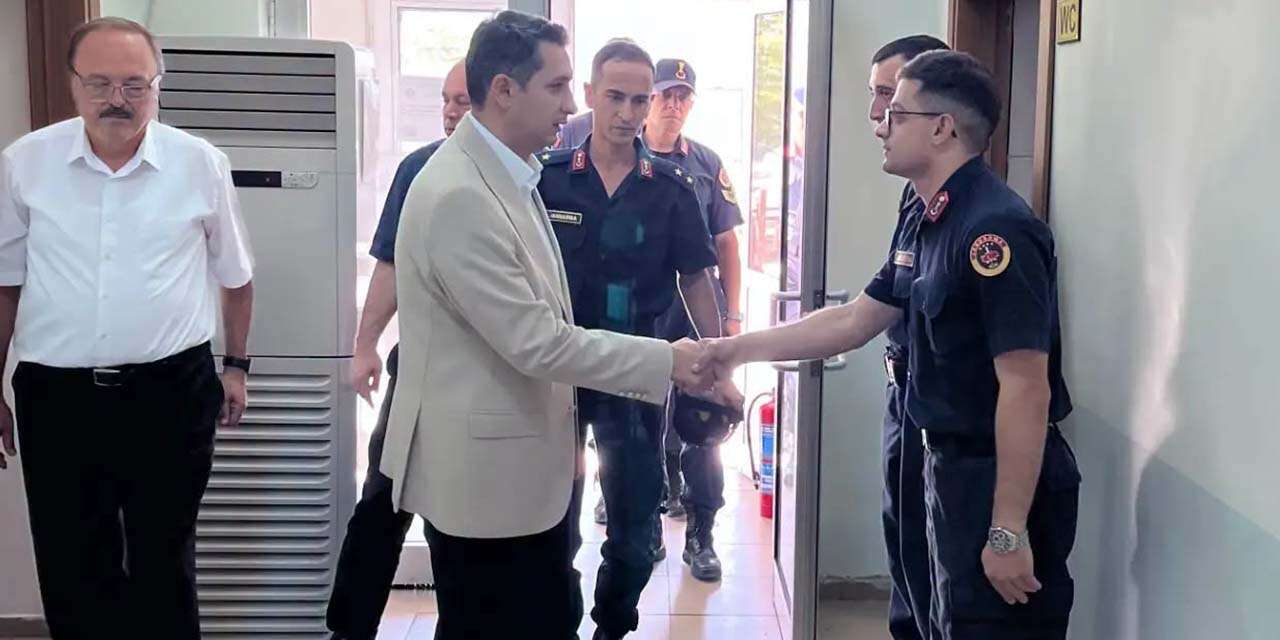 Keskin’de dikkat çeken ziyaret! Yeni cezaevi müdürü ve komutan göreve başladı