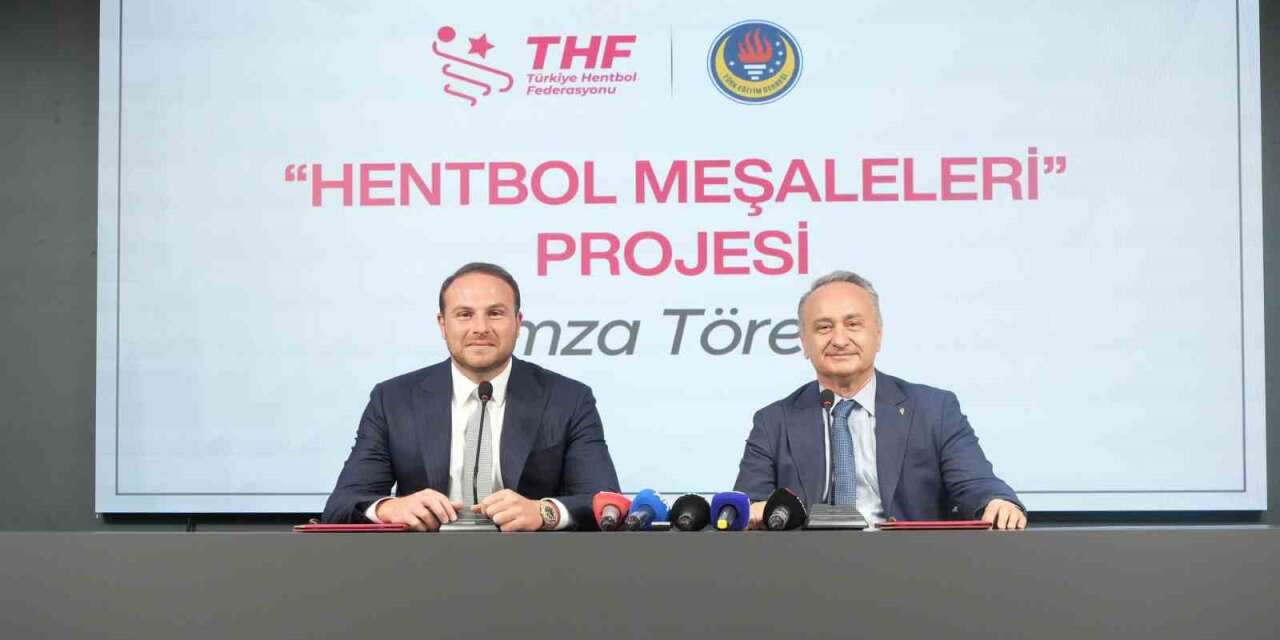 Hentbol Meşaleleri iş birliği protokolü imzalandı