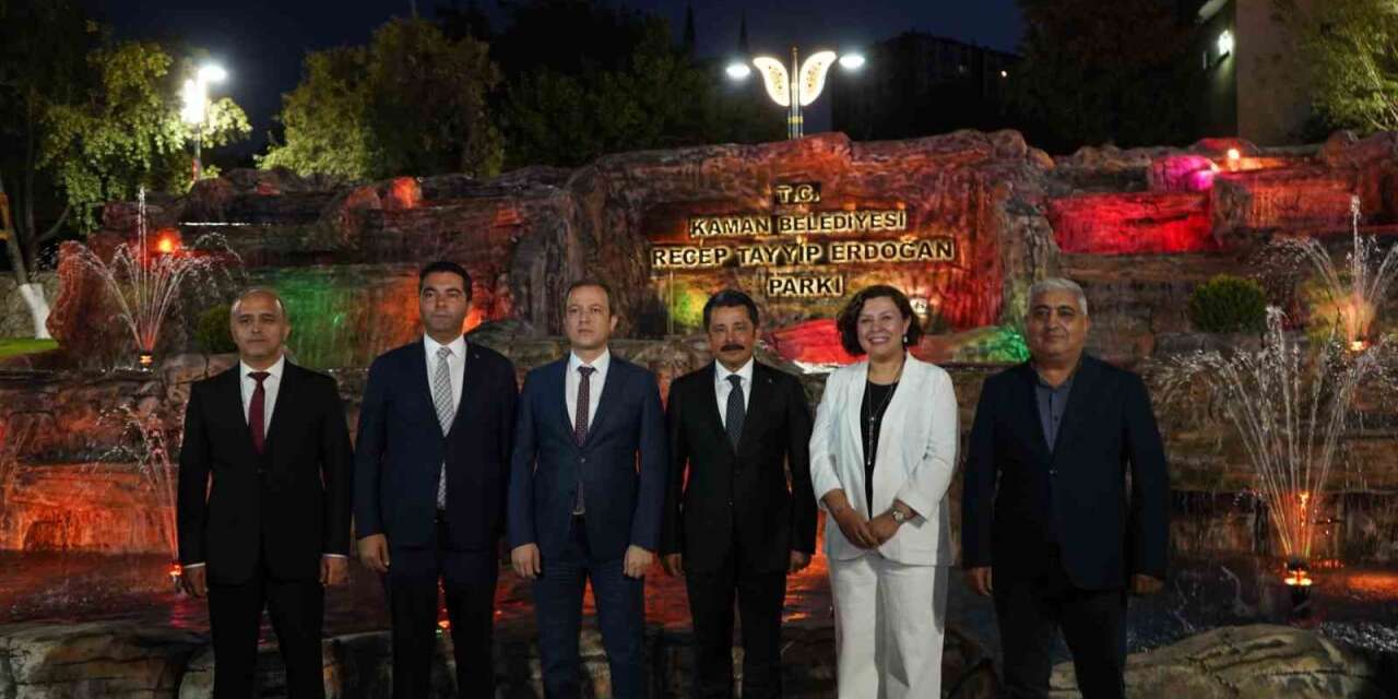 Kaman’da Recep Tayyip Erdoğan Parkı hizmete açıldı